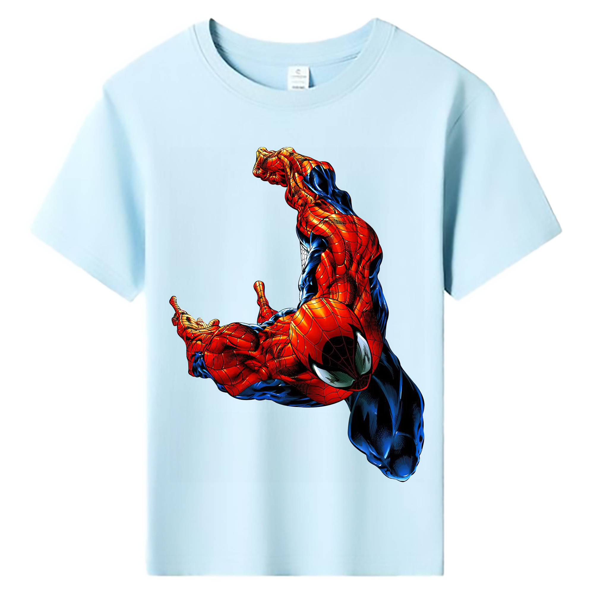 （画像用） Spider Man スパイダーマン 綿100％キッズTシャツ（フロントプリント）